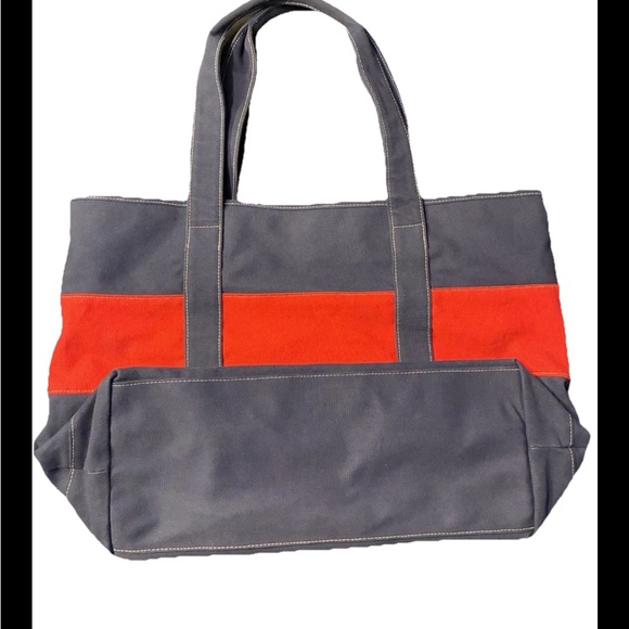 Disney Cruise Line Red & Blue Canvas Tote Bag Very Good Condition - Picture 2 of 10